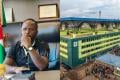 Collage photo of George Natembeya and the Masinder Murilo market.